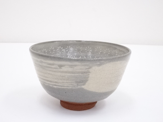 道具 ] - 道具 京焼 花黄造 三島手茶碗 | ネットショップ圭 netshop